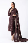 Aneelas Embroidered 3-Piece Women’s Kurta Set with Shawl