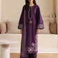 Aneelas Embroidered 3-Piece Women’s Kurta Set with Shawl