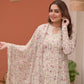 Aneelas Embroidered 3-Piece Women’s Kurta Set with Shawl