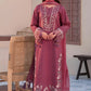 Aneelas Embroidered 3-Piece Women’s Kurta Set with Shawl