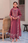 Aneelas Embroidered 3-Piece Women’s Kurta Set with Shawl