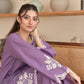 Aneelas Embroidered 3-Piece Women’s Kurta Set with Shawl