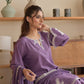 Aneelas Embroidered 3-Piece Women’s Kurta Set with Shawl