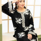 Aneelas Embroidered 3-Piece Women’s Kurta Set with Shawl