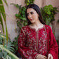 Aneelas Embroidered 3-Piece Women’s Kurta Set with Shawl