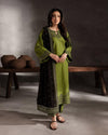 Aneelas Embroidered 3-Piece Women’s Kurta Set with Shawl