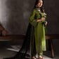 Aneelas Embroidered 3-Piece Women’s Kurta Set with Shawl