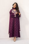 Aneelas Embroidered 3-Piece Women’s Kurta Set with Shawl