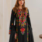 Aneelas Embroidered 3-Piece Women’s Kurta Set with Shawl