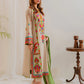 Aneelas Embroidered 3-Piece Women’s Kurta Set with Shawl
