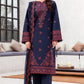 Aneelas Embroidered 3-Piece Women’s Kurta Set with Shawl