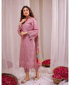 Aneelas Embroidered 3-Piece Women’s Kurta Set with Shawl
