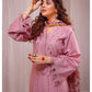 Aneelas Embroidered 3-Piece Women’s Kurta Set with Shawl