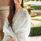 Aneelas Embroidered 3-Piece Women’s Kurta Set with Shawl