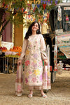 Aneelas Embroidered 3-Piece Women’s Kurta Set with Shawl