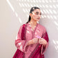 Aneelas Embroidered 3-Piece Women’s Kurta Set with Shawl