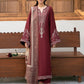 Aneelas Embroidered 3-Piece Women’s Kurta Set with Shawl
