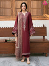 Aneelas Embroidered 3-Piece Women’s Kurta Set with Shawl