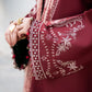Aneelas Embroidered 3-Piece Women’s Kurta Set with Shawl