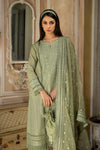Aneelas Embroidered 3-Piece Women’s Kurta Set with Shawl