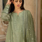 Aneelas Embroidered 3-Piece Women’s Kurta Set with Shawl