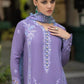 Aneelas Embroidered 3-Piece Women’s Kurta Set with Shawl