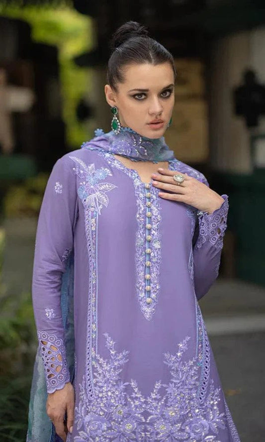 Aneelas Embroidered 3-Piece Women’s Kurta Set with Shawl