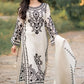 Aneelas Embroidered 3-Piece Women’s Kurta Set with Shawl