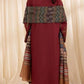 Aneelas Embroidered 3-Piece Women’s Kurta Set with Shawl