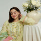Aneelas Embroidered 3-Piece Women’s Kurta Set with Shawl
