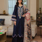 Aneelas Embroidered 3-Piece Women’s Kurta Set with Shawl