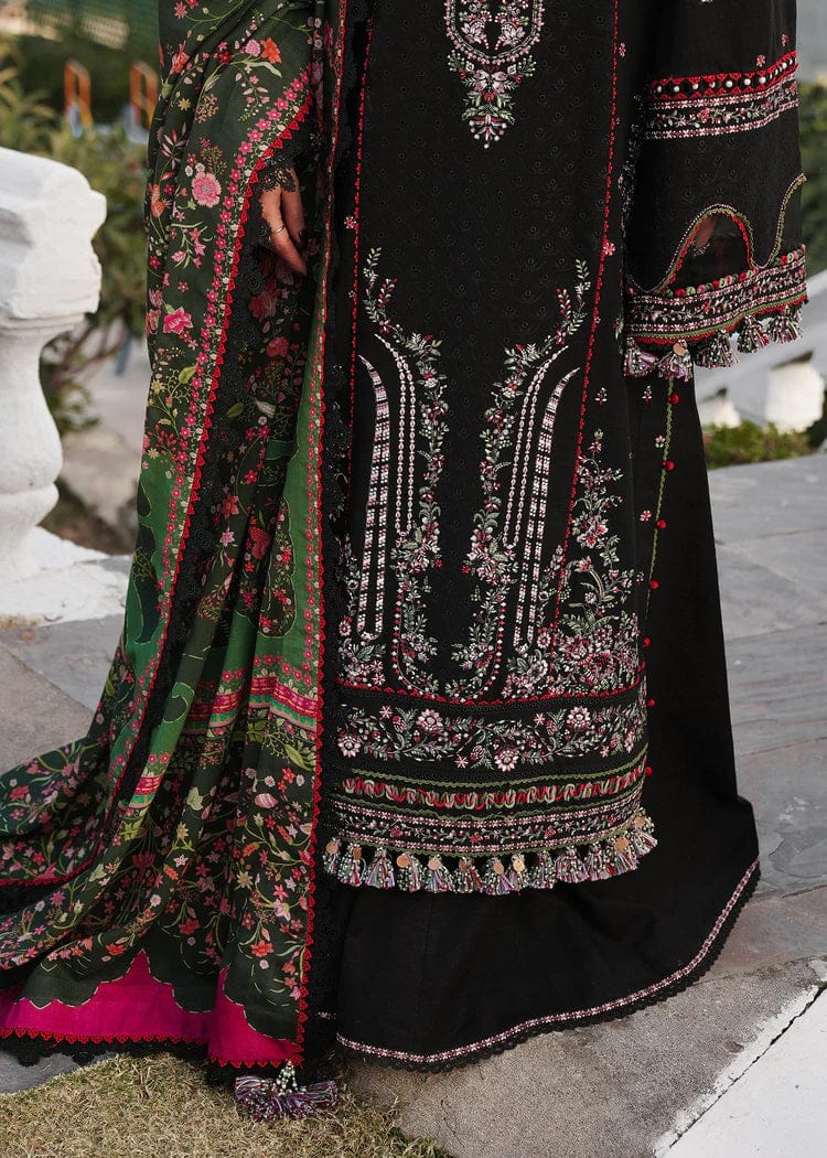 Aneelas Embroidered 3-Piece Women’s Kurta Set with Shawl