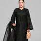 Aneelas Embroidered 3-Piece Women’s Kurta Set with Shawl