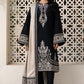 Aneelas Embroidered 3-Piece Women’s Kurta Set with Shawl
