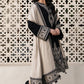 Aneelas Embroidered 3-Piece Women’s Kurta Set with Shawl
