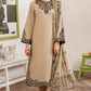 Aneelas Embroidered 3-Piece Women’s Kurta Set with Shawl