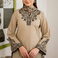 Aneelas Embroidered 3-Piece Women’s Kurta Set with Shawl