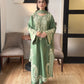 Aneelas Embroidered 3-Piece Women’s Kurta Set with Shawl