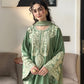Aneelas Embroidered 3-Piece Women’s Kurta Set with Shawl