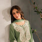 Aneelas Embroidered 3-Piece Women’s Kurta Set with Shawl