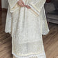 Aneelas Embroidered 3-Piece Women’s Kurta Set with Shawl