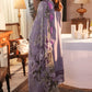 Aneelas Embroidered 3-Piece Women’s Kurta Set with Shawl