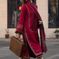 Aneelas Embroidered 3-Piece Women’s Kurta Set with Shawl