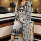 Aneelas Embroidered 3-Piece Women’s Kurta Set with Shawl