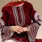 Aneelas Embroidered 3-Piece Women’s Kurta Set with Shawl