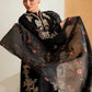 Aneelas Embroidered 3-Piece Women’s Kurta Set with Shawl
