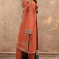 Elegant Embroidered 3-Piece Women’s Kurta Set with Shawl