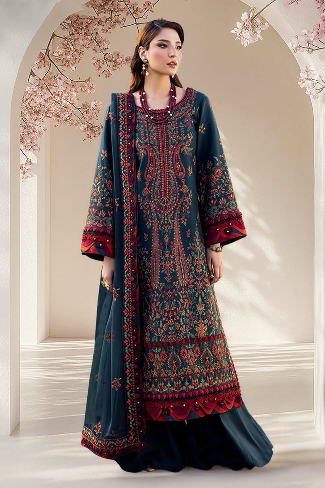 ANEELS-ASJ 3PC EMB SUIT